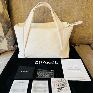 Authentic Chanel All Day Long Tote